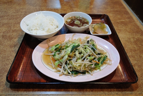 野菜炒め定食 