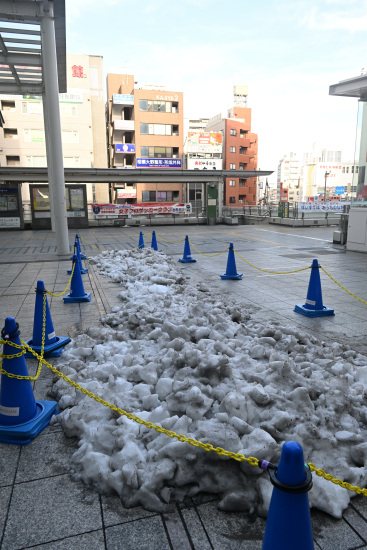 相模大野駅の雪