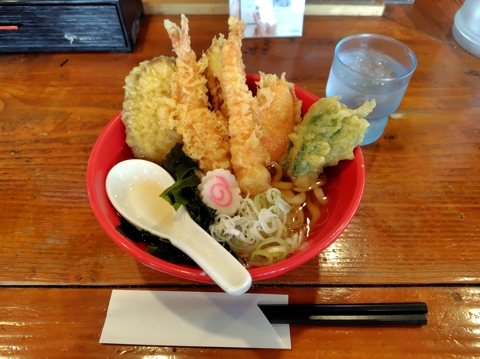 海老天うどん